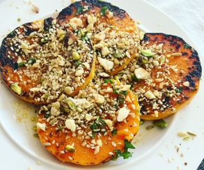 Grilled Squash with Dukkah